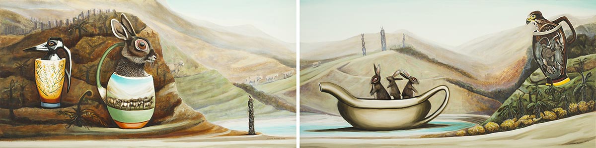 The Sentinels & Rabbit Sauce, 2014, Joanna Fieldes