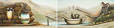 The Sentinels & Rabbit Sauce, 2014, Joanna Fieldes